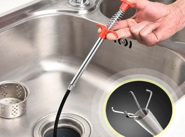 Th&ocirc;ng tắc bồn rửa b&aacute;t nhanh ch&oacute;ng bằng d&acirc;y quấn l&ograve; xo