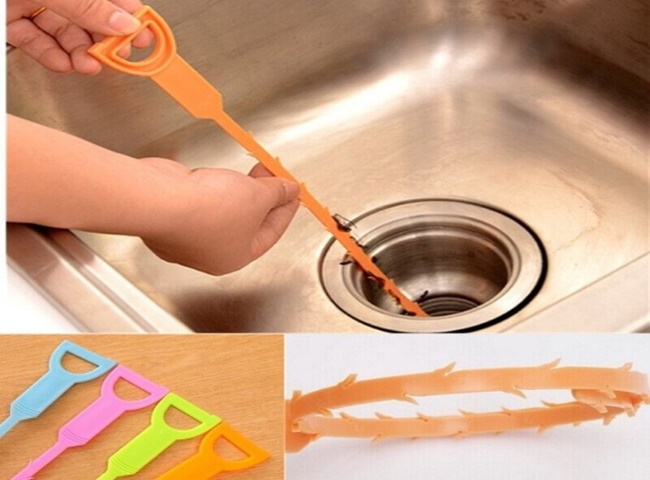 Th&ocirc;ng tắc bồn rửa b&aacute;t nhanh ch&oacute;ng bằng d&acirc;y r&uacute;t xương c&aacute;
